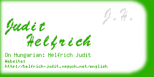 judit helfrich business card